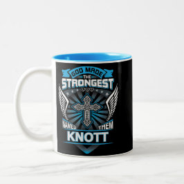 God Made The Strongest And Named Them Knott Zweifarbige Tasse