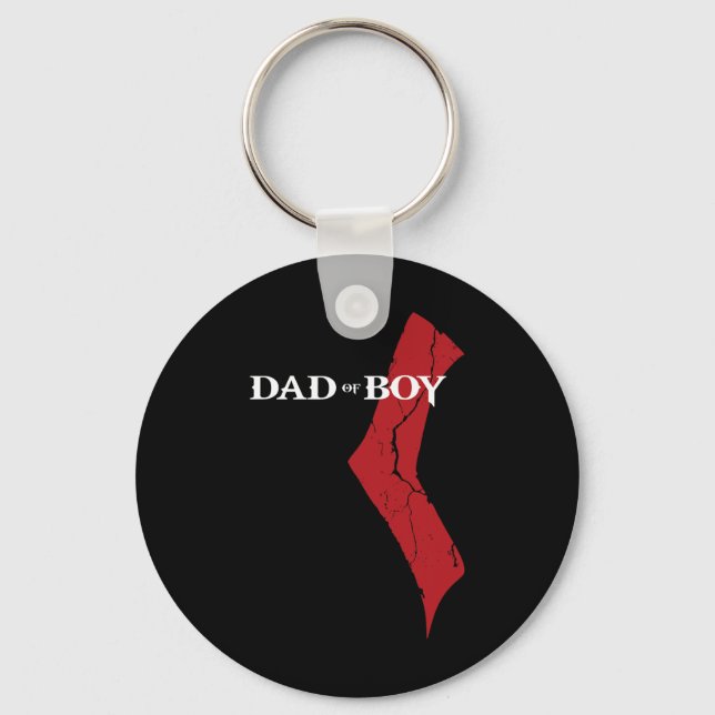 God Of Boy - Dad Video Game Father's Day Edition  Schlüsselanhänger (Vorderseite)