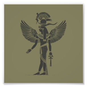 GOD RA, ägyptisches Symbol, Mythologie, Gott der S Fotodruck