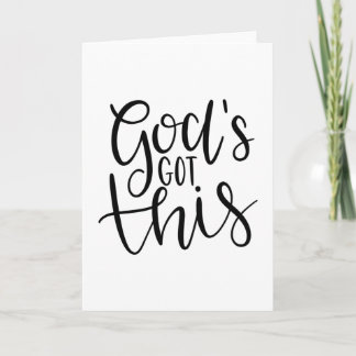 God’s got this karte