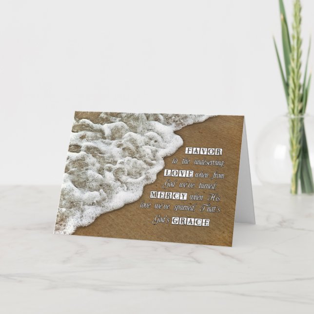 God’s Grace Card Karte (Vorderseite)