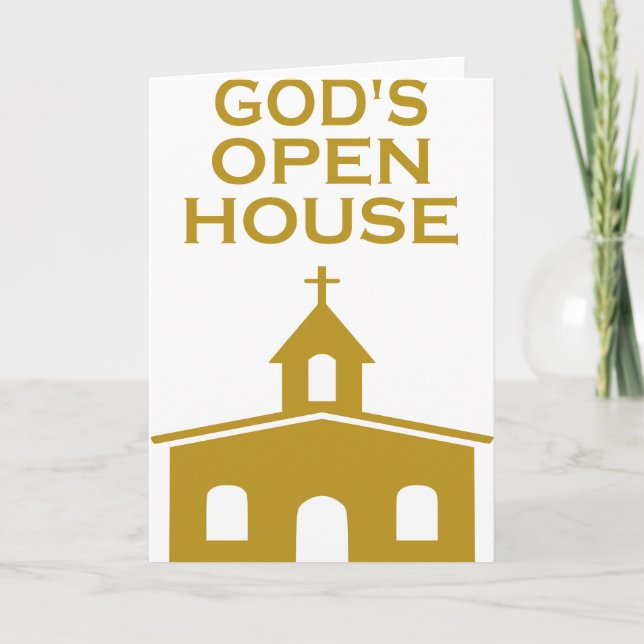 God’s Open House Einladung (Vorderseite)