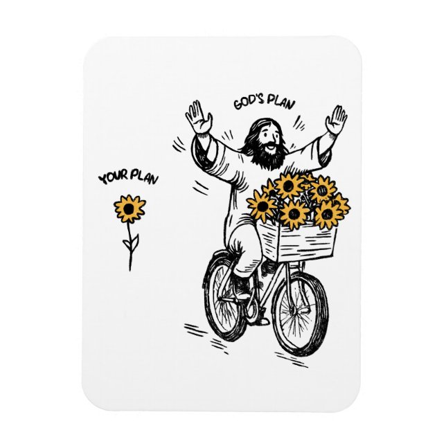God’s Plan vs Your Plan Magnet (Vertikal)