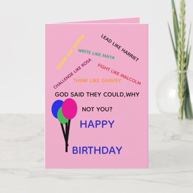 God Said Karte (Vorderseite)