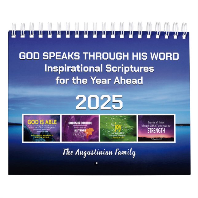 GOD SPEAKS Inspirational | Christlich | Zoll 2021 Kalender (Titelbild)