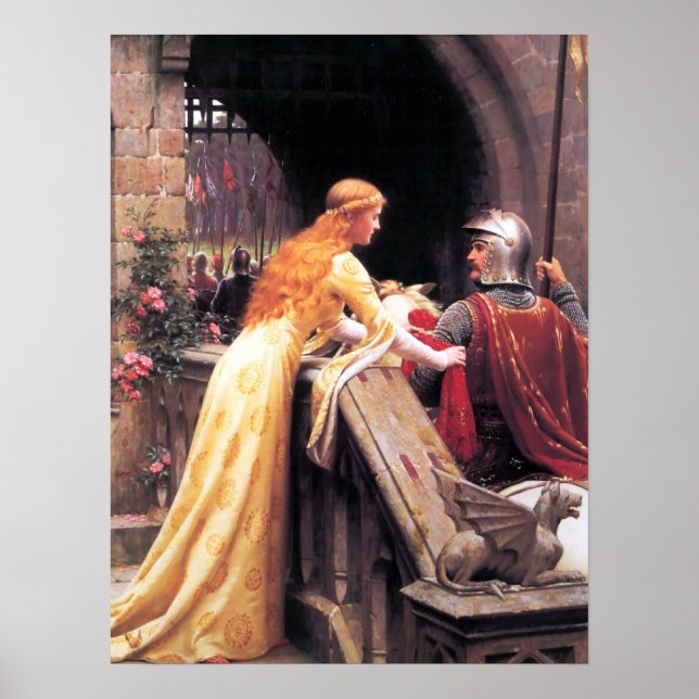 God Speed von Edmund Blair Leighton Poster (Vorne)