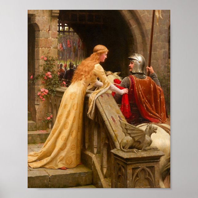 God Speed von Edmund Blair Leighton Poster (Vorne)