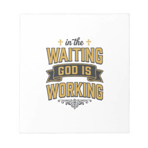 God wirkt Vintage-Faith-Typografie-Shirt_1 Notizblock
