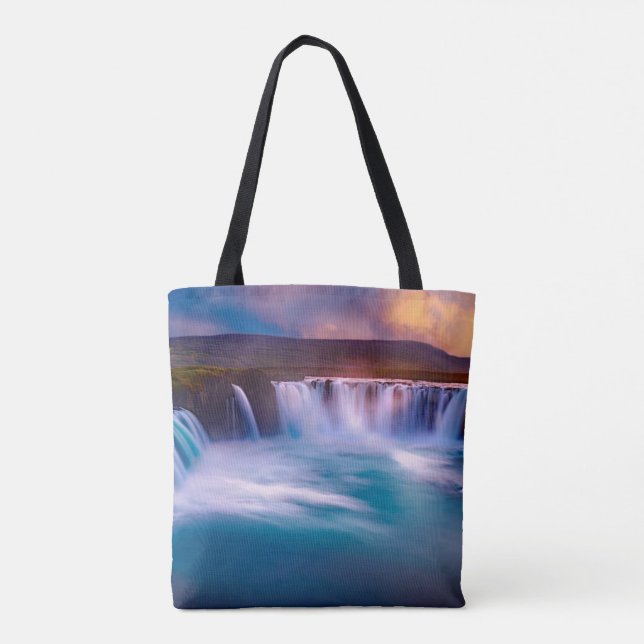 Godafoss, Isländische Wasserfälle Tasche (Rückseite)