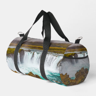 Godafoss Wasserfall, Island Duffle Bag