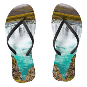 Godafoss Wasserfall, Island Flip Flops