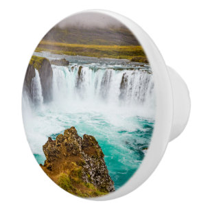 Godafoss Wasserfall, Island Keramikknauf