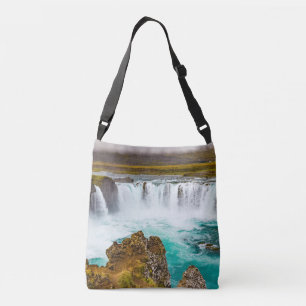 Godafoss Wasserfall, Island Tragetaschen Mit Langen Trägern