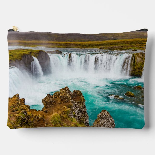 Godafoss Wasserfall, Island Zubehörtasche (Vorderseite)