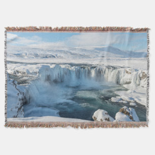 Godafoss Wasserfall Landschaft Decke