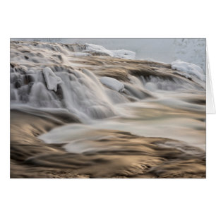 Godafoss Wasserfall, Winter, Island