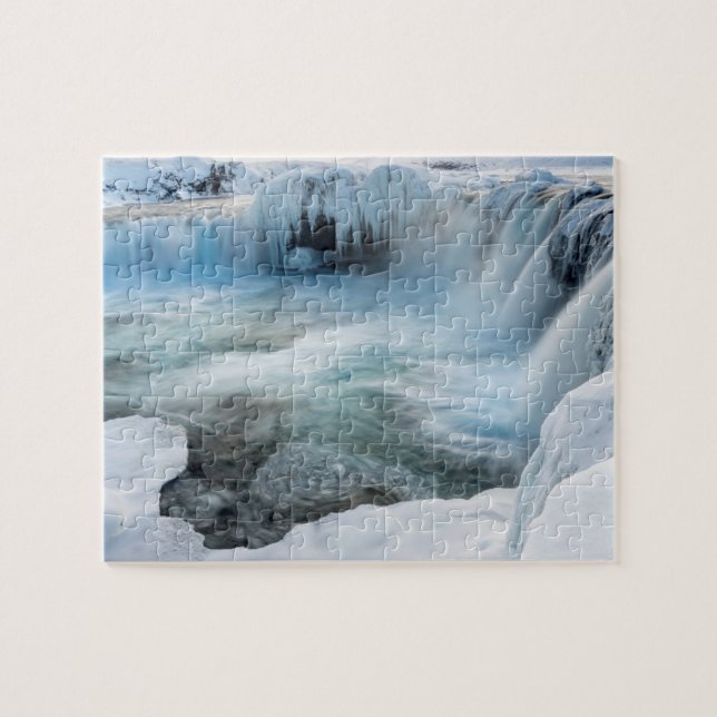 Godafoss Wasserfall, Winter, Island 2 (Horizontal)