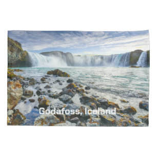 Godafoss Wasserfälle, Island Kissenbezug