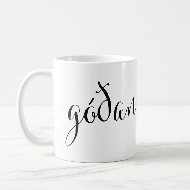 Góðan Daginn Guten Morgen isländische Tasse (Links)