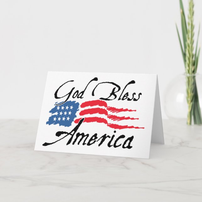 GodBlessAmerica_v2 Karte (Vorderseite)