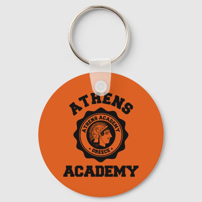 Goddess Athena - Athens Academy Siegel Schlüsselanhänger (Vorderseite)