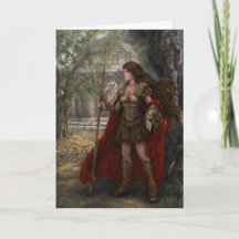Goddess Athena Card von Künstlerin Lindsay Archer