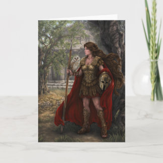 Goddess Athena Card von Künstlerin Lindsay Archer Karte