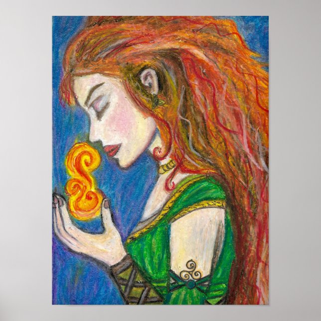 Goddess Brigid Poster (Vorne)