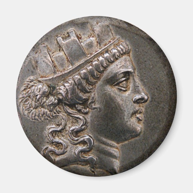Goddess Cybele Tetradrachm Magnet (Vorne)