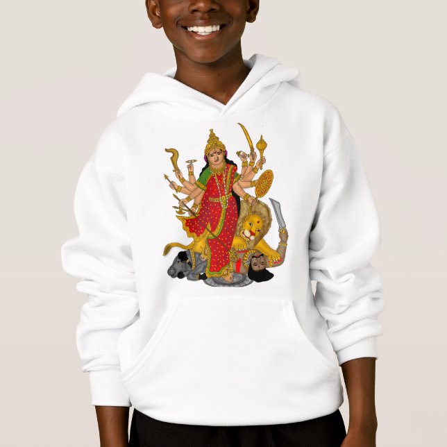 Goddess Durga Hoodie (Vorderseite)