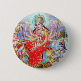 Goddess Durga Ji Button
