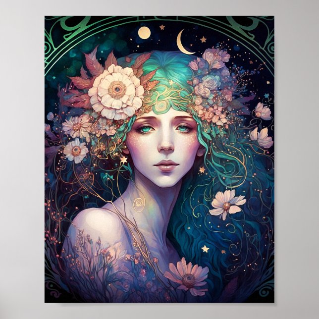 Goddess Fantasy Art Poster (Vorne)