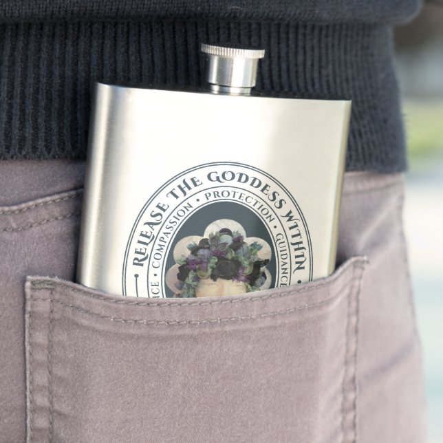 Goddess Flask Flachmann (Beispiel)