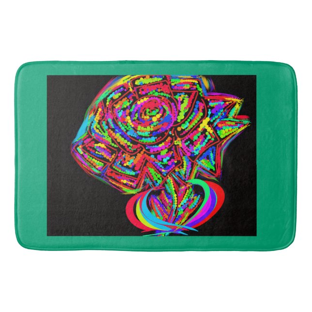 Goddess Flower Bath Mat Badematte (Vorderseite)