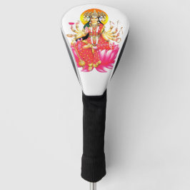 Goddess Gayatri Devi über Lotus Hindu Deity Golf Headcover