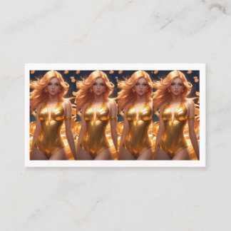 Goddess Glamour: Aphrodite Portrait Visitenkarte