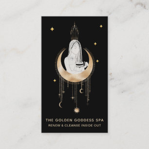 *~* Goddess Hands Moon Water Urn Stars Visitenkarte