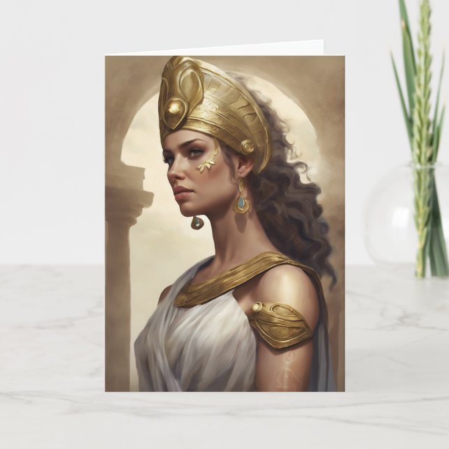 Goddess Hera Grußkarte Dankeskarte (Vorderseite)