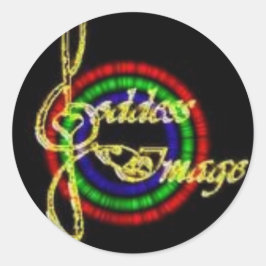 Goddess Image Round Stickers