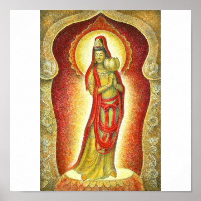 Goddess Kuan Yins Lotus Poster (Vorne)