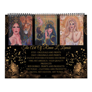 Goddess-Kunstwerk von Renee L. Lavoie Kalender