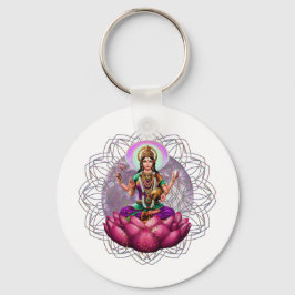 Goddess Lakshmi mandala Schlüsselanhänger
