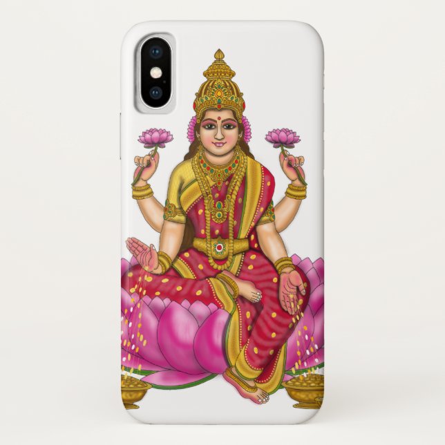 Goddess Lakshmi Mobile Cover (Rückseite)
