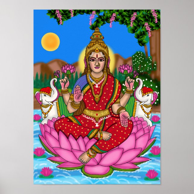 Goddess Lakshmi Poster (Vorne)