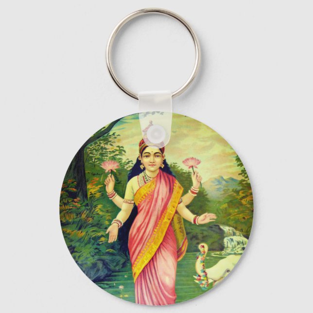 Goddeß Lakshmi Schlüsselanhänger (Vorderseite)
