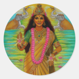 Goddess Lakshmi Sticker