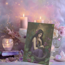 Goddess Lilith The Serpent Queen Awakens Portrait Sockelschild