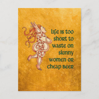Goddess Motto Postkarte