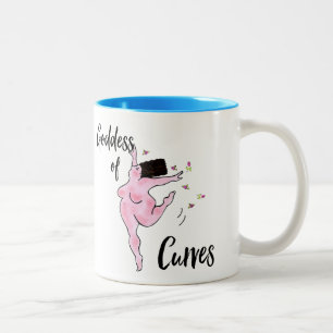 "Goddess of Curves" Zweifarbige Tasse