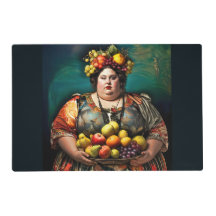 "Goddess of Overindulgence" - farbiges Portrait
